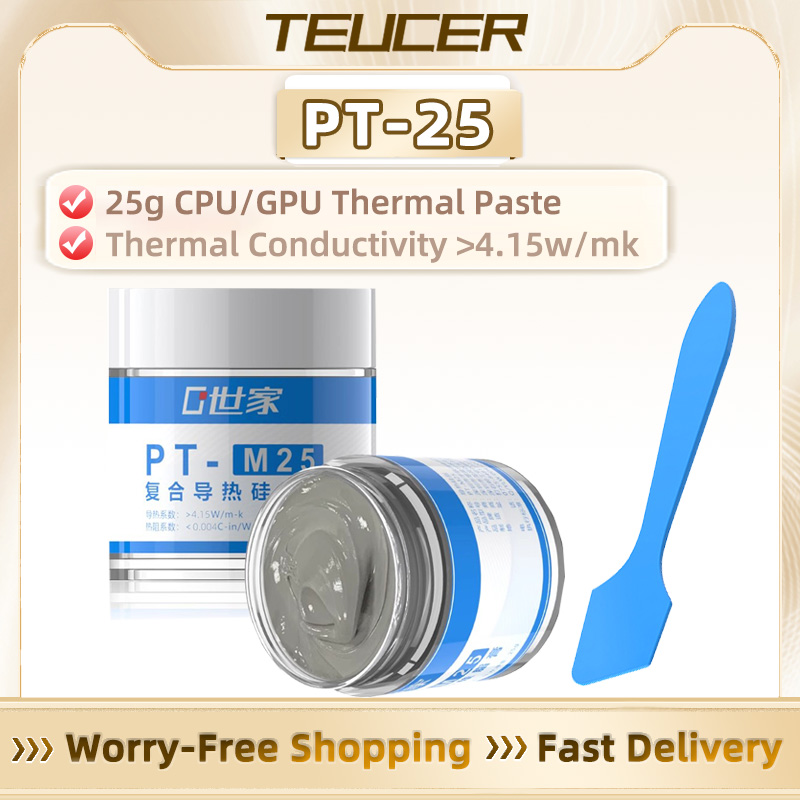 Thermal Paste Cpu - TEUCER PT-M25 Thermal Grease 25g |