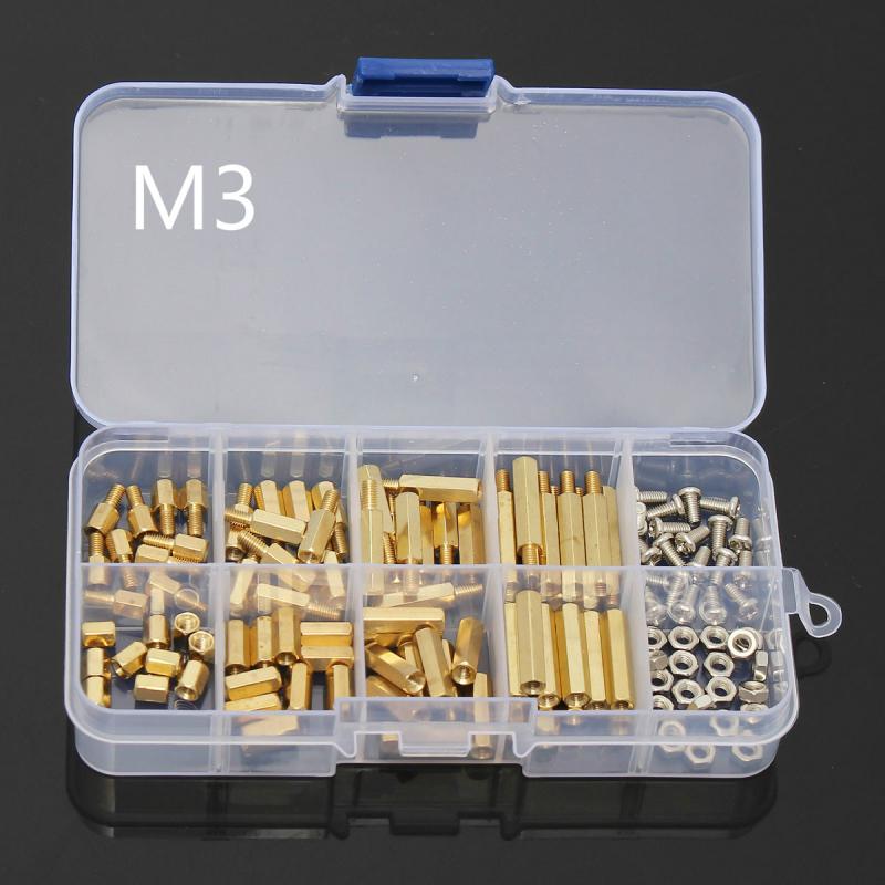 Pcb Holder Clamp - 120pcs M3 Male Female Brass Hex