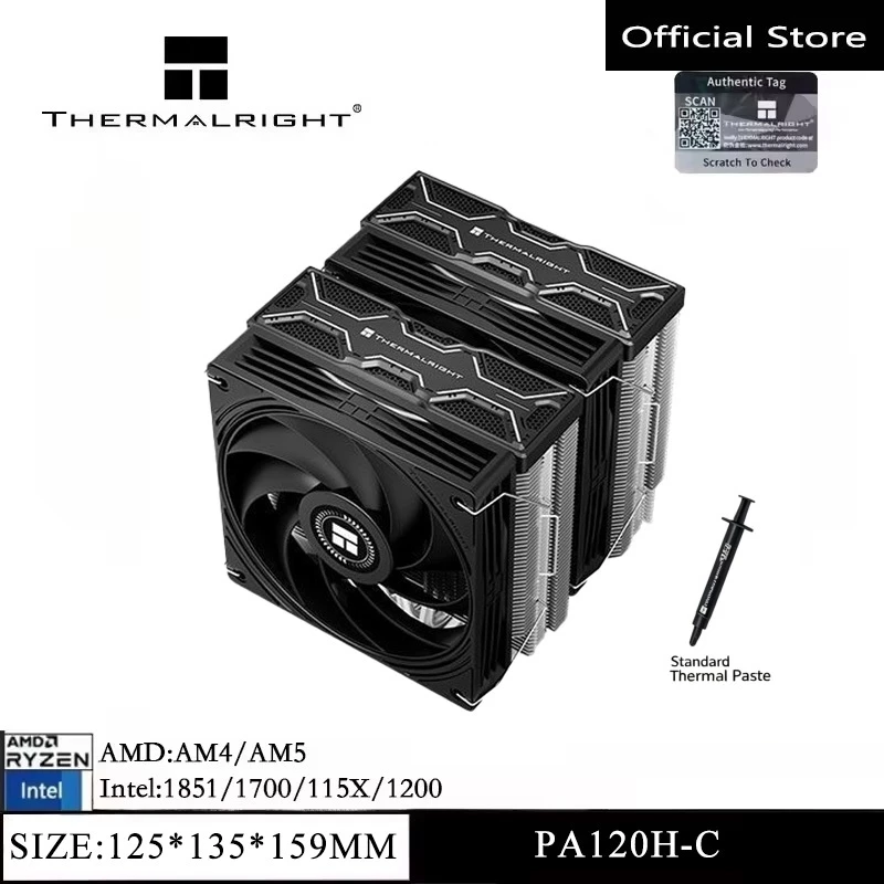 Thermalright PA120H‑C BLACK Du - Thermal Paste Cpu recension och pris