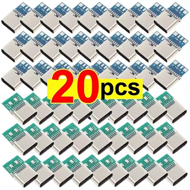 1-20Pcs Type C Female Connecto - Pcb Holder Clamp recension och pris