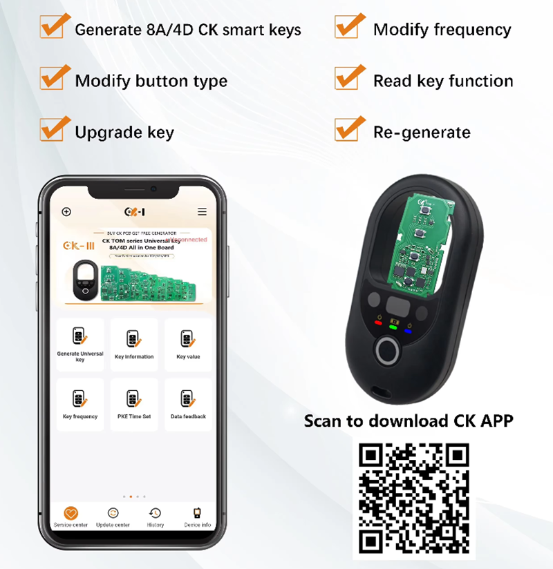 CK TOM Universal Key with TOM0 - Pcb Holder Clamp recension och pris